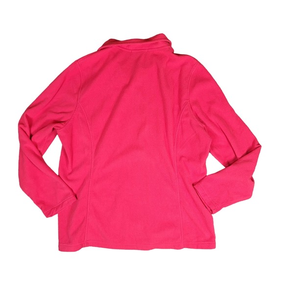 Land End Red 1/4 Zip Soft Fleece Pullover Youth SZ XL - Picture 2 of 9